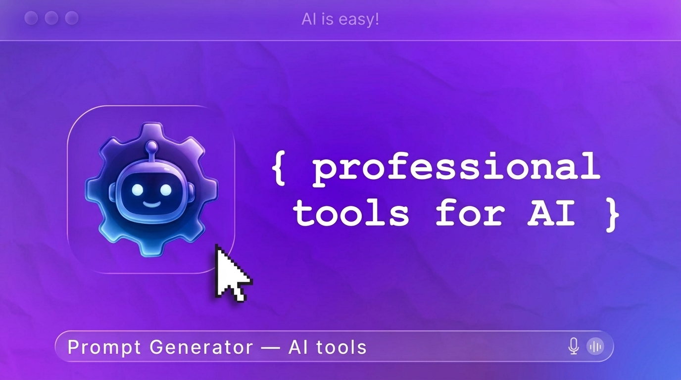 Prompt Generator — tools for professional AI work
